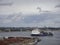 The Stemat Spirit, a Specialist Anchor Handler and Cable Laying Vessel manoeuvring in the North Sea Canal.