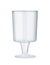 Stemmed disposable sampling shot glass