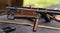 The STEN is a family of British submachine guns chambered in 9Ã—19mm