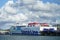 Stena Line ferry loading cars to go Germany from Gothenburg