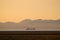 Stena Line ferry sunset lake district hills