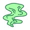 stench smell color icon vector. stench smell sign
