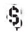 Stencil Dollar sign inscription. Black graffiti print on white background. Vector design street art