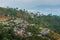 Step agriculture, or terrace agriculture, Garhwal, Uttarakhand, India