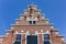 Step gable on a historic house in Elburg