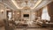 Step Inside the World of Opulence: A Captivating Illustration of Luxury Villa Interior Design