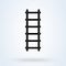 Step ladder or Career ladder icon or logo. Climbing Ladder concept. Stairs vector illustration