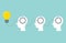 Step of problem resolve control. Problem solving. Idea solution. sychotherapy, Brainstorming, Communication, Education learning si