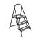 step, stairs, ladder, folding ladder, stepladder icon