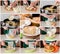 A Step by Step Collage of Making Cabbage, Egg and Cumin Pie