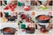 A Step by Step Collage of Making Tomato Jam