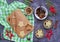 Step-by-step cooking of mince pies traditional British Christmas shortcrust pastry cakes stuffed with dried fruits, nuts and