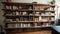 A step-by-step guide to building your own bookshelf using reclaimed wood created with Generative AI