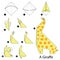 Step by step instructions how to make origami A Giraffe.