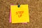 Step up post it