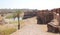 The step well lake inside Ranthambhore Fort