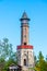 Stepanka - old stone lookout tower in Nothern Bohemia, Czech Republic