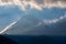 Stepantsminda - Amazing morning view on Mount Kazbegi, Georgia, Caucasus.