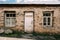 Stepantsminda Gergeti, Georgia. Door Of Old House In Village. Ka