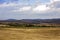 Steppe hills in the fall