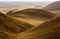 Steppe hills in the fall, Ural mountains