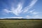 Steppe landscape in Olkhon island, lake Baikal.