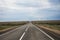 Steppe panorama of a desert landscape summer day