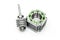 Stepper motor with green wire, disassembled,