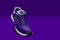 Stepping single purple running sneaker