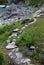 Stepping stones at Silver Mine Head Path near Middle Cove