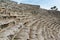 Steps of the ancient amphi theatre at Pamukkale,
