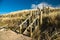 Steps on dunes on Troon beach