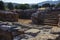 Steps on the east side of the Minoan Palace of Malia