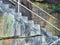 Steps on Sandstone Cliff Face, Sydney, Australia