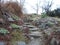 Steps with stones, stone stitches, fabulous stairs, castle, magic place