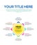 Steps of Think Infographic Element template