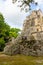 Steps to the old mayan pyramid. Ancient archaeological site of Muyil. Travel photo. Yucatan. Quintana roo.