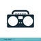 Stereo Radio Band Icon Vector Logo Template Illustration Design. Vector EPS 10