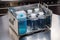 sterilization container with instruments secured for transport and storage