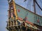 Stern of Batavia historic tall ship