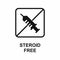 Steroid Free skincare icon for medical product