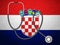 Stethoscope on Croatia flag