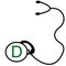 stethoscope ,doctor tool or equipment for listen exam breath ,chest ,lung