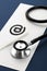 Stethoscope and email