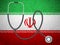 Stethoscope on Iran flag