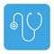 Stethoscope medical device icon