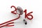 Stethoscope with new year icon
