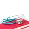 Stethoscope and red notebook , Stethoscope Concept of medicine and diagnostics.