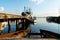 Steve Irwin Sea Shepherd ship docked with square rigged James Craig moored behind