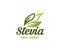 Stevia leaves icon, natural sweetener, 100 percent